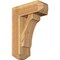 Ekena Millwork Legacy Craftsman Rough Sawn Bracket w/ Offset Brace, Western Red Cedar, 8"W x 20"D x 28"H BKT0806X20X28LEC04RWR - alternate 1